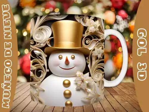 vectores plantilas NAVIDAD,FESTEJO,FESTIVIDAD,3D,MUÑECO DE NIEVE,INFLADO,
